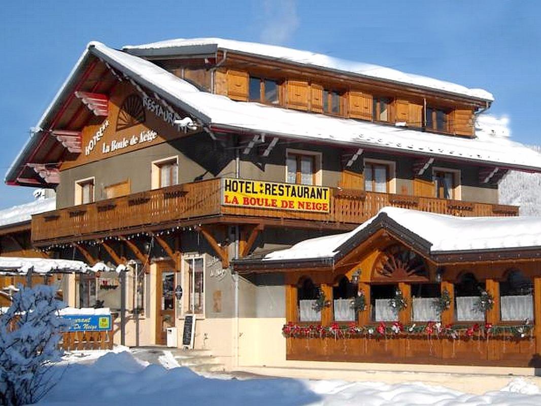 Hotel La Boule De Neige Samoëns Exteriér fotografie